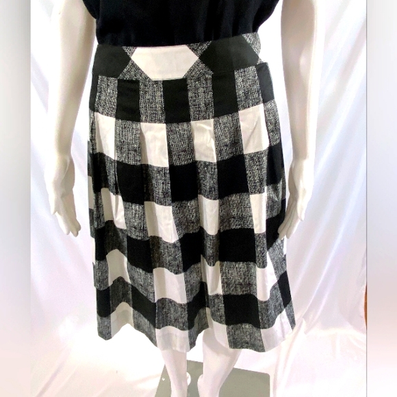 Talbots Pleated Plaid Skirt - Picture 4 of 6